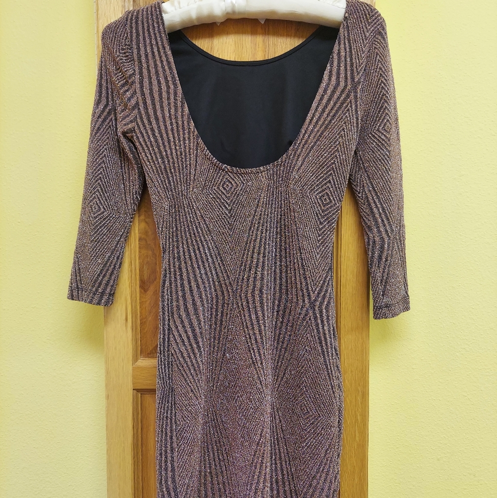 Metallic Mini Dress - Picture 3 of 4